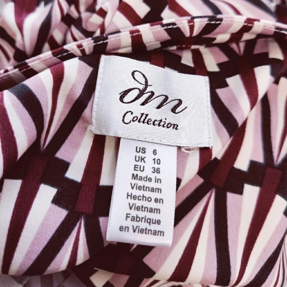 Beautiful DM Collection Geometric Shirt Dress EUC ❤️ - Picture 12 of 14